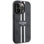 Carcasa Guess 4G Printed Stripes cu MagSafe compatibila cu iPhone 14 Pro Max, Negru 5 - lerato.ro
