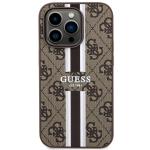 Carcasa Guess 4G Printed Stripes cu MagSafe compatibila cu iPhone 14 Pro Max, Maro 2 - lerato.ro