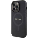 Carcasa Guess Saffiano cu MagSafe compatibila cu iPhone 14 Pro Max, Negru 3 - lerato.ro