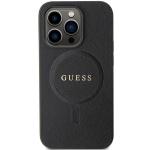 Carcasa Guess Saffiano cu MagSafe compatibila cu iPhone 14 Pro Max, Negru 2 - lerato.ro