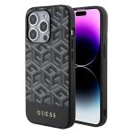 Carcasa Guess GCube Stripes cu MagSafe compatibila cu iPhone 15 Pro, Negru 4 - lerato.ro