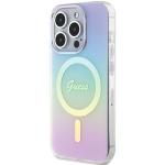 Carcasa Guess IML Iridescent MagSafe compatibila cu iPhone 15 Pro, Multicolor 3 - lerato.ro