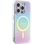 Carcasa Guess IML Iridescent MagSafe compatibila cu iPhone 15 Pro, Multicolor 5 - lerato.ro