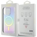 Carcasa Guess IML Iridescent MagSafe compatibila cu iPhone 15 Pro, Multicolor 9 - lerato.ro