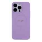 Carcasa Guess Saffiano cu MagSafe compatibila cu iPhone 15 Pro, Mov 2 - lerato.ro