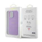 Carcasa Guess Saffiano cu MagSafe compatibila cu iPhone 15 Pro, Mov 9 - lerato.ro