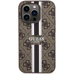 Carcasa Guess 4G Printed Stripes cu MagSafe compatibila cu iPhone 15 Pro, Maro 2 - lerato.ro