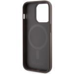 Carcasa Guess 4G Printed Stripes cu MagSafe compatibila cu iPhone 15 Pro, Maro 8 - lerato.ro