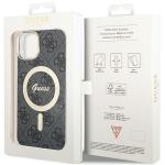 Carcasa Guess IML 4G cu MagSafe compatibila cu iPhone 15 Plus / 14 Plus, Negru 8 - lerato.ro