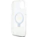 Carcasa Guess Ring Stand Script Glitter cu MagSafe compatibila cu iPhone 15 Plus / 14 Plus, Transparent 8 - lerato.ro