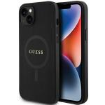 Carcasa Guess Saffiano cu MagSafe compatibila cu iPhone 15 Plus / 14 Plus, Negru 4 - lerato.ro