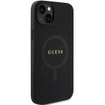 Carcasa Guess Saffiano cu MagSafe compatibila cu iPhone 15 Plus / 14 Plus, Negru 5 - lerato.ro
