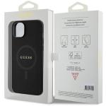Carcasa Guess Saffiano cu MagSafe compatibila cu iPhone 15 Plus / 14 Plus, Negru 9 - lerato.ro