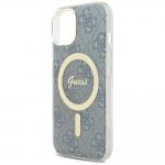 Carcasa Guess IML 4G cu MagSafe compatibila cu iPhone 15 / 14 / 13, Albastru 7 - lerato.ro