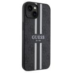 Carcasa Guess 4G Printed Stripes cu MagSafe compatibila cu iPhone 15 / 14 / 13, Negru 5 - lerato.ro