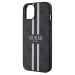 Carcasa Guess 4G Printed Stripes cu MagSafe compatibila cu iPhone 15 / 14 / 13, Negru 7 - lerato.ro