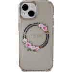 Carcasa Guess IML Flowers Wreath cu MagSafe compatibila cu iPhone 15 / 14 / 13, Graphics 2 - lerato.ro