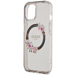 Carcasa Guess IML Flowers Wreath cu MagSafe compatibila cu iPhone 15 / 14 / 13, Graphics 7 - lerato.ro