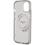 Carcasa Guess IML Flowers Wreath cu MagSafe compatibila cu iPhone 15 / 14 / 13, Graphics 8 - lerato.ro