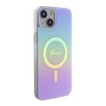 Carcasa Guess IML Iridescent MagSafe compatibila cu iPhone 15 / 14 / 13, Multicolor 5 - lerato.ro