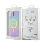 Carcasa Guess IML Iridescent MagSafe compatibila cu iPhone 15 / 14 / 13, Multicolor 9 - lerato.ro