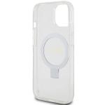 Carcasa Guess Ring Stand Script Glitter cu MagSafe compatibila cu iPhone 13/14/15, Transparent 8 - lerato.ro