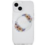 Carcasa Guess IML Flowers Wreatch cu MagSafe compatibila cu iPhone 15 / 14 / 13, Graphics 2 - lerato.ro