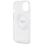 Carcasa Guess IML Flowers Wreatch cu MagSafe compatibila cu iPhone 15 / 14 / 13, Graphics 8 - lerato.ro