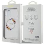 Carcasa Guess IML Flowers Wreatch cu MagSafe compatibila cu iPhone 15 / 14 / 13, Graphics 9 - lerato.ro