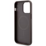Carcasa Guess 4G Printed Stripes cu MagSafe compatibila cu iPhone 15 Pro Max, Maro 8 - lerato.ro