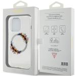 Carcasa Guess IML Flowers Wreatch cu MagSafe compatibila cu iPhone 15 Pro Max, Graphics 9 - lerato.ro