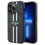 Carcasa Guess 4G Printed Stripes cu MagSafe compatibila cu iPhone 15 Pro Max, Negru 4 - lerato.ro