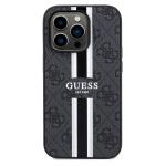 Carcasa Guess 4G Printed Stripes cu MagSafe compatibila cu iPhone 15 Pro Max, Negru 2 - lerato.ro