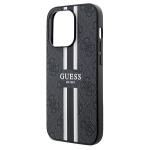 Carcasa Guess 4G Printed Stripes cu MagSafe compatibila cu iPhone 15 Pro Max, Negru 7 - lerato.ro