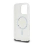 Carcasa Guess IML Glitter Circle MagSafe compatibila cu iPhone 16 Pro, Transparent 8 - lerato.ro
