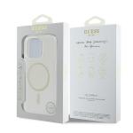 Carcasa Guess IML Glitter Circle MagSafe compatibila cu iPhone 16 Pro, Transparent 9 - lerato.ro