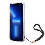 Carcasa Guess 4G Print Strap compatibila cu iPhone 14 Pro Max, Maro 5 - lerato.ro