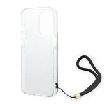 Carcasa Guess 4G Print Strap compatibila cu iPhone 14 Pro Max, Maro 7 - lerato.ro
