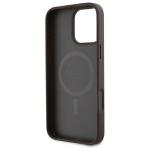 Carcasa Guess 4G Small Classic cu MagSafe compatibila cu iPhone 16 Pro Max, Maro 8 - lerato.ro
