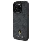 Carcasa Guess 4G Small Classic cu MagSafe compatibila cu iPhone 16 Pro, Negru 3 - lerato.ro