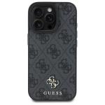 Carcasa Guess 4G Small Classic cu MagSafe compatibila cu iPhone 16 Pro, Negru 2 - lerato.ro