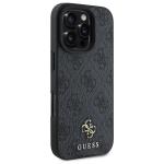 Carcasa Guess 4G Small Classic cu MagSafe compatibila cu iPhone 16 Pro, Negru 5 - lerato.ro