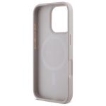 Carcasa Guess 4G Small Classic cu MagSafe compatibila cu iPhone 16 Pro, Roz 8 - lerato.ro
