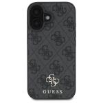 Carcasa Guess Small Classic 4G cu MagSafe compatibila cu iPhone 16, Negru 2 - lerato.ro