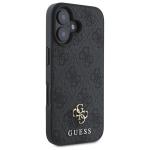 Carcasa Guess Small Classic 4G cu MagSafe compatibila cu iPhone 16, Negru 5 - lerato.ro