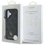 Carcasa Guess Small Classic 4G cu MagSafe compatibila cu iPhone 16, Negru 9 - lerato.ro
