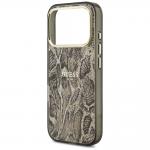 Carcasa Guess Python Pattern cu MagSafe compatibila cu iPhone 17 Pro, Maro 7 - lerato.ro