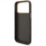 Carcasa Guess 4G Big 4G Classic Logo Big Strap Metal Buttons compatibila cu iPhone 17 Pro Max, Maro 8 - lerato.ro