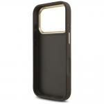 Carcasa Guess 4G Big 4G Classic Logo Big Strap Metal Buttons compatibila cu iPhone 17 Pro, Maro 8 - lerato.ro