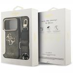 Carcasa Guess 4G Big 4G Classic Logo Big Strap Metal Buttons compatibila cu iPhone 17 Pro, Maro 10 - lerato.ro